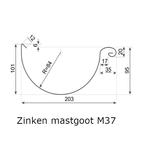 zinken mastgoot M37