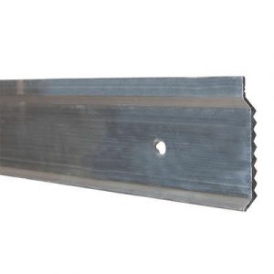 knelstrip aluminium met slobgaten