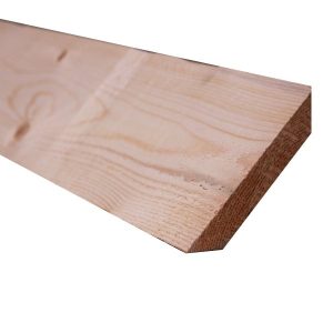 Mastiekschroot hout tweezijdig 45 graden aangeschuind 3 mtr (22 x 150 mm)